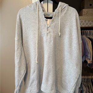 Aerie Beach Weekend Hoodie in gray